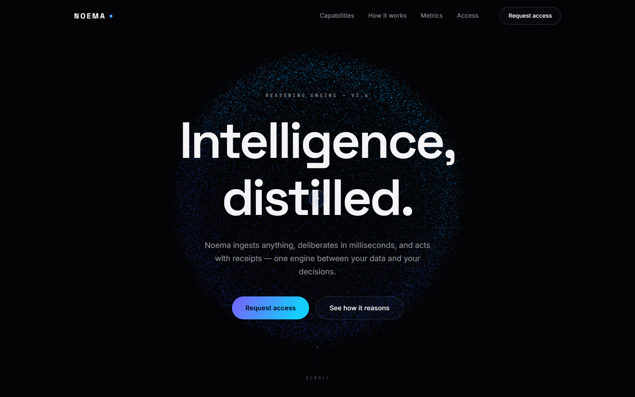 Noema template — live site, top of page