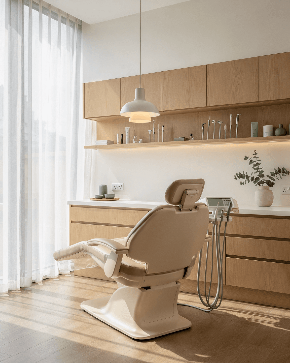 Sutera Dental — bright, modern treatment room in Mont Kiara