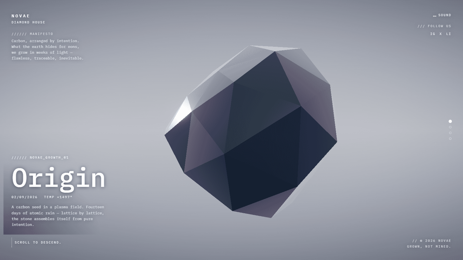 Novae template — live site preview