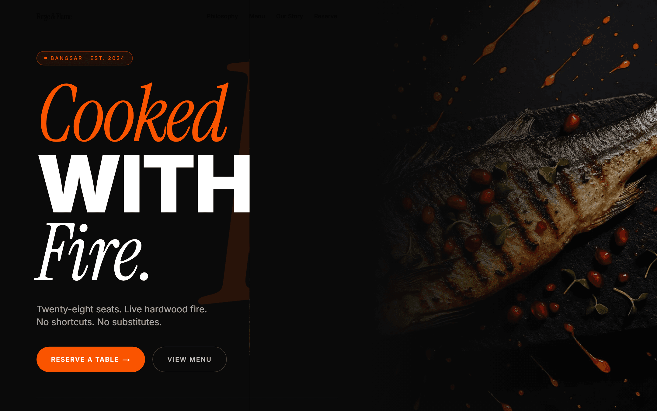 Pulse template — live site preview