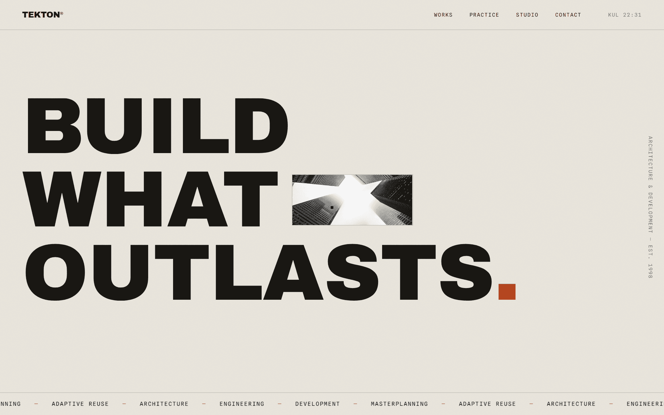 Tekton template — live site preview